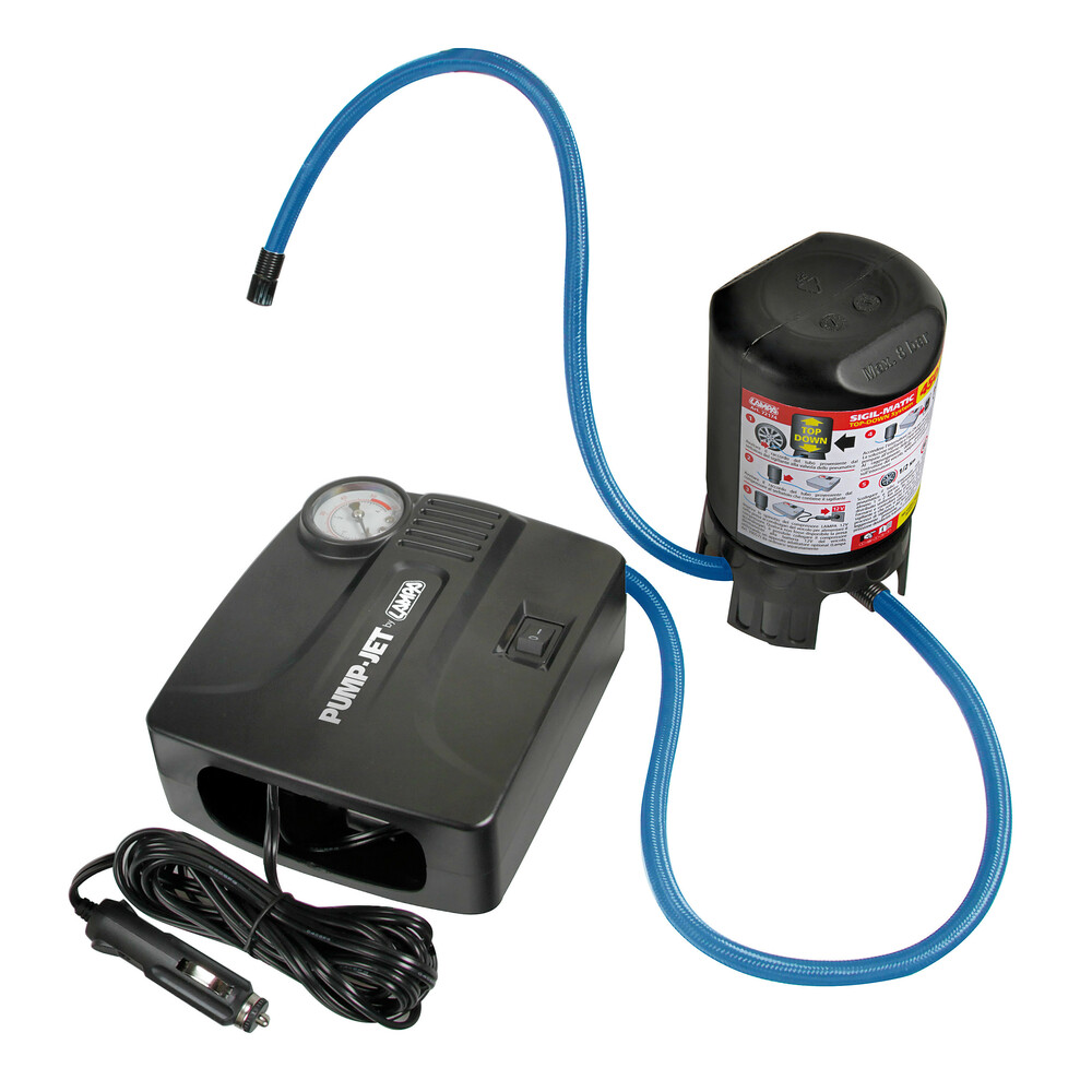 Εικόνα 6 από 14 — ΚΟΜΠΡΕΣΕΡ ΑΕΡΑ ΕΛΑΣΤΙΚΩΝ 12V 450ml ΜΕ ΥΓΡΟ ΕΠΙΣΚΕΥΗΣ 450ml ΜΑΝΟΜΕΤΡΟ ΚΑΙ ΜΕΤΡΗΤΗ ΠΙΕΣΗΣ (ΧΡΟΝΟΣ 7min)