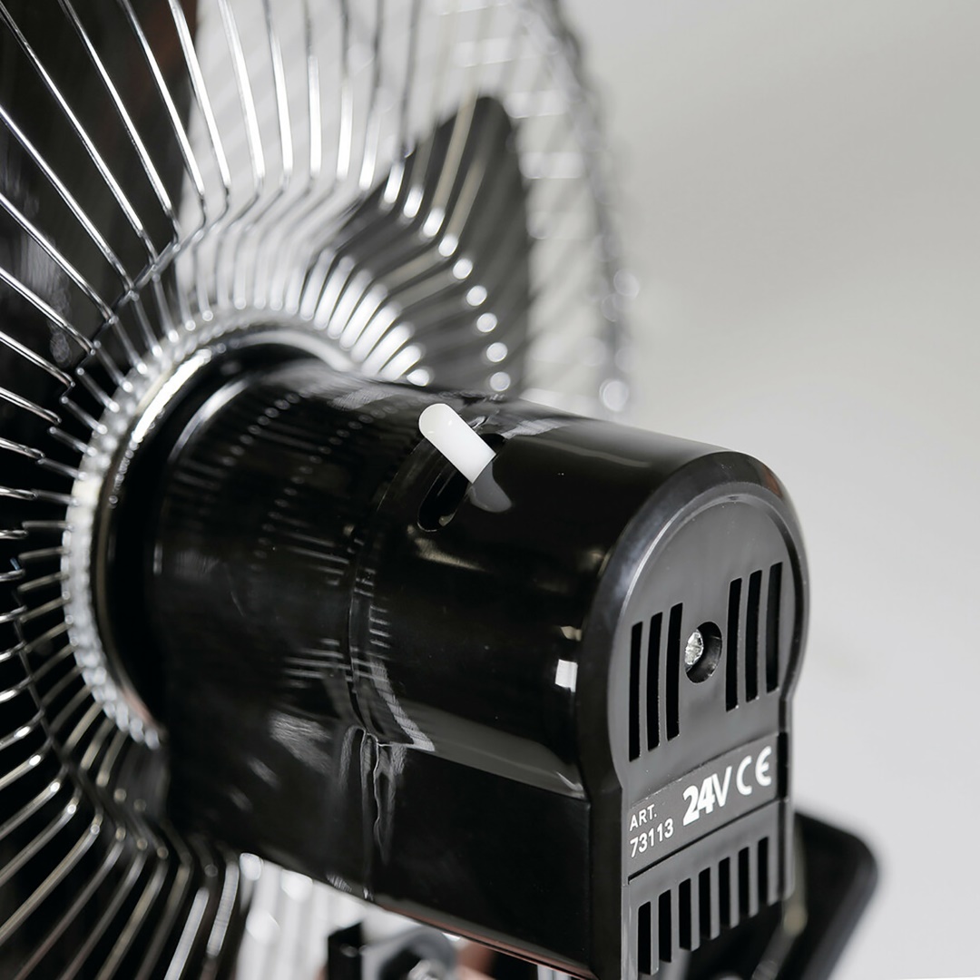 Εικόνα 2 από 5 — ΑΝΕΜΙΣΤΗΡΑΣ JUMBO 10 INCH 24V 12W Φ25cm 2 ΤΑΧΥΤΗΤΩΝ ΜΕ ΦΙΣ ΑΝΑΠΤΗΡΑ 200cm ΚΑΙ ΜΑΝΤΑΛΑΚΙ