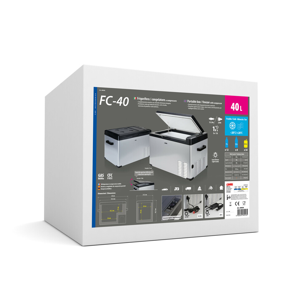 Εικόνα 8 από 9 — ΨΥΓΕΙΟ/ΚΑΤΑΨΥΚΤΗΣ 40LT/12/24V+220V ΦΟΡΗΤΟ ΜΕ ΣΥΜΠΙΕΣΤΗ/ΘΕΡΜΟΣΤΑΤΗ ΚΑΙ ΨΗΦΙΑΚΗ ΟΘΟΝΗ FC-40 LAMPA – 1 TEM.