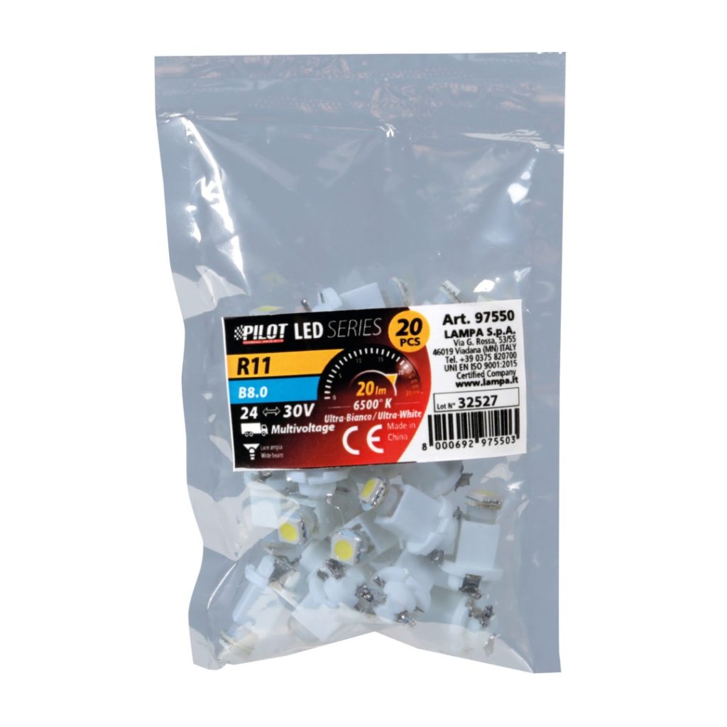 Εικόνα 2 από 2 — R11 24V B8,0 1SMD LED 20lm ΔΙΑΘΛΑΣΗΣ ΛΕΥΚΟ  ΣΑΚΟΥΛΑ 20ΤΕΜ.