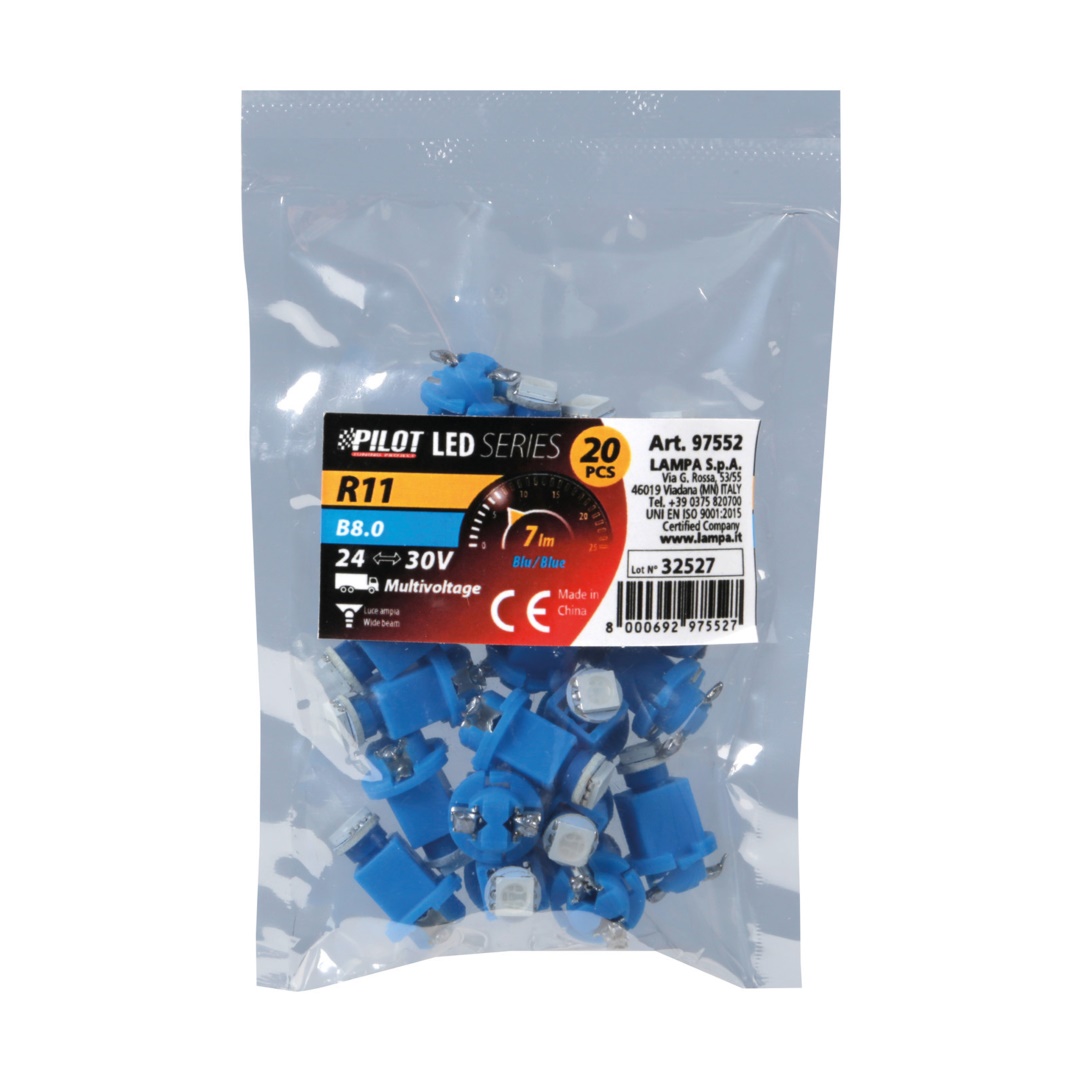 Εικόνα 3 από 3 — R11 24V B8,0 1SMD LED 7lm ΔΙΑΘΛΑΣΗΣ ΜΠΛΕ ΣΑΚΟΥΛΑ 20ΤΕΜ.