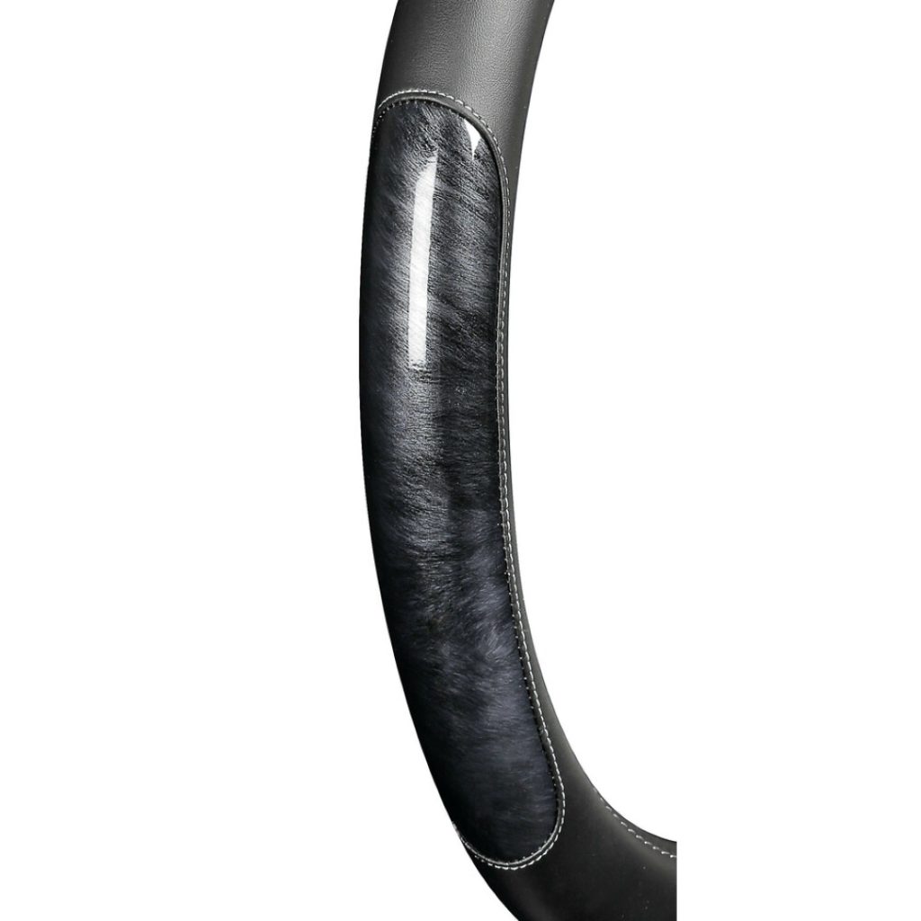 Εικόνα 3 από 3 — ΚΑΛΥΜΜΑ ΤΙΜΟΝΙΟΥ ΦΟΡΤΗΓΟΥ PEARL BLACK ΔΕΡΜΑΤΙΝΗ ΜΑΥΡΟ (S) 42-44cm ΟΙΚΟΛΟΓΙΚΟ ΚΑΙ ΑΟΣΜΟ