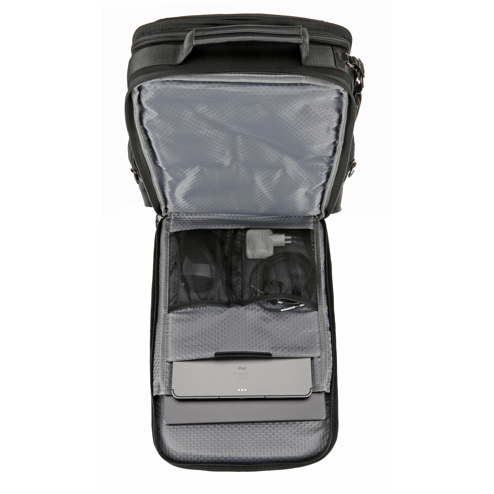 Εικόνα 4 από 7 — ΤΣΑΝΤΑ ΠΛΑΤΗΣ BACK PACK ZAINO BK-01 ΣΕ ΜΑΥΡΟ ΧΡΩΜΑ 32x45x22cm