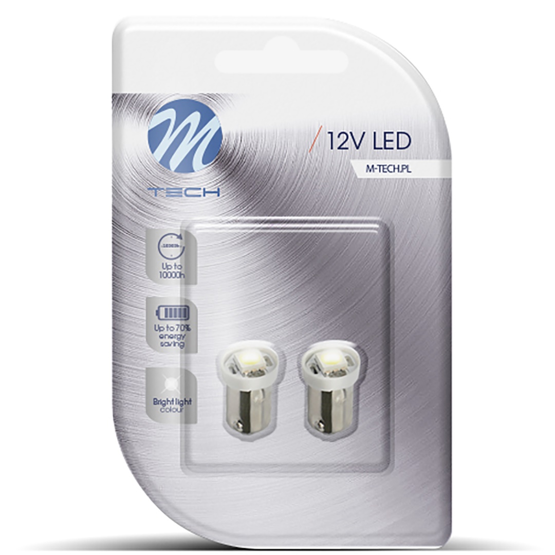 Εικόνα 2 από 2 — T4W 12V 0,24W BA9s (ΜΙΝΙΟΝ) LED 1xSMD5050 ΛΕΥΚΟ BLISTER 2ΤΕΜ.