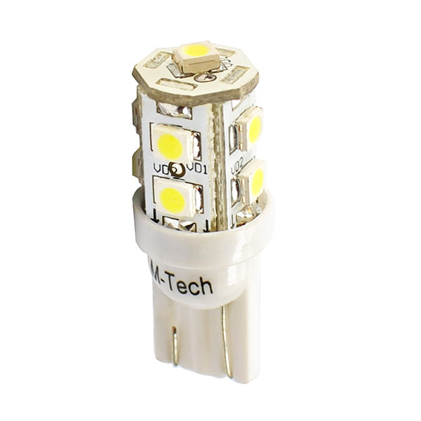 Εικόνα 1 από 2 — T10 W5W 12V W2,1×9,5d LED 9xSMD3528 ΛΕΥΚΟ (ΚΑΡΦΩΤΟ ΑΚΑΛΥΚΟ) BLISTER 2ΤΕΜ. M-TECH