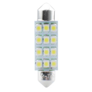 ΛΑΜΠΑΚΙΑ ΠΛΑΦΟΝΙΕΡΑΣ C5W/C10W 12V SV8.5 41mm 1,5W 12xSMD2835 LED OSRAM ΜΠΛΕ BLISTER 2ΤΕΜ. M-TECH