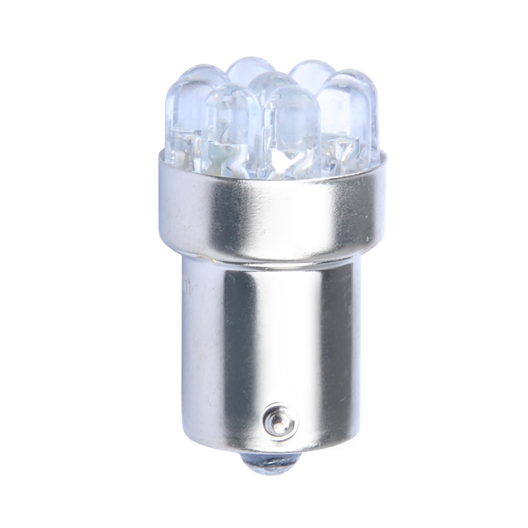 Εικόνα 1 από 2 — R5W/R10W 12V BA15s LED 9xSMD3014 ΚΟΚΚΙΝΟ (ΜΟΝΟΠΟΛΙΚΟ) BLISTER 2ΤΕΜ. M-TECH