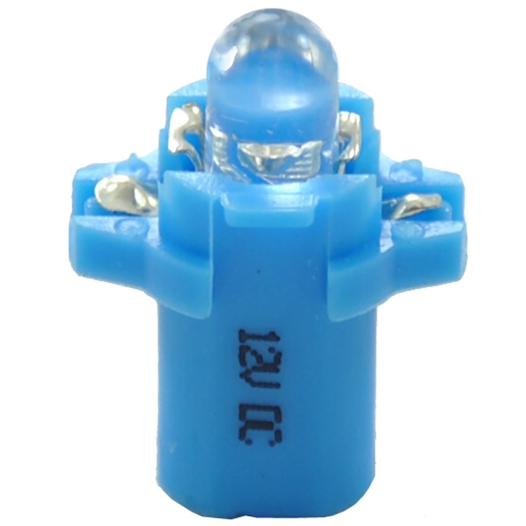 Εικόνα 1 από 2 — BAX 12V B8,3d 0,2W LED 1xFLUX 5mm ΜΠΛΕ BLISTER 2ΤΕΜ. M-TECH