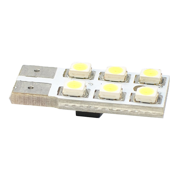 Εικόνα 1 από 4 — T10 W5W 12V W2,1×9,5d LED 6xSMD3528 ΛΕΥΚΟ (ΚΑΡΦΩΤΟ ΑΚΑΛΥΚΟ) BLISTER 2ΤΕΜ. M-TECH
