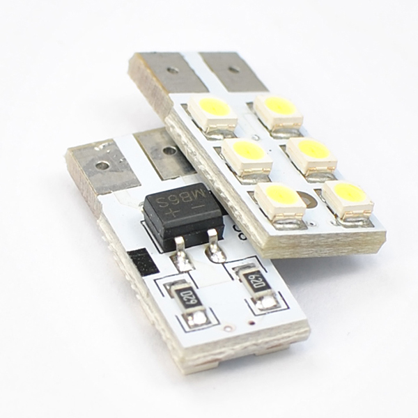 Εικόνα 2 από 4 — T10 W5W 12V W2,1×9,5d LED 6xSMD3528 ΛΕΥΚΟ (ΚΑΡΦΩΤΟ ΑΚΑΛΥΚΟ) BLISTER 2ΤΕΜ. M-TECH