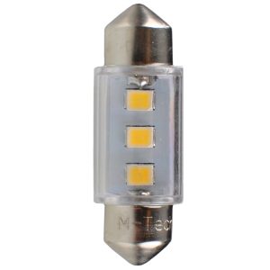 ΛΑΜΠΑΚΙΑ ΠΛΑΦΟΝΙΕΡΑΣ C5W/C10W 12V SV8.5 36mm 0,38W 3xSMD2835 LED OSRAM ΛΕΥΚΟ BLISTER 2ΤΕΜ. M-TECH