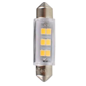 ΛΑΜΠΑΚΙΑ ΠΛΑΦΟΝΙΕΡΑΣ C5W/C10W 12V SV8.5 0,75W 41mm 6xSMD2835 LED OSRAM ΛΕΥΚΟ BLISTER 2ΤΕΜ. M-TECH