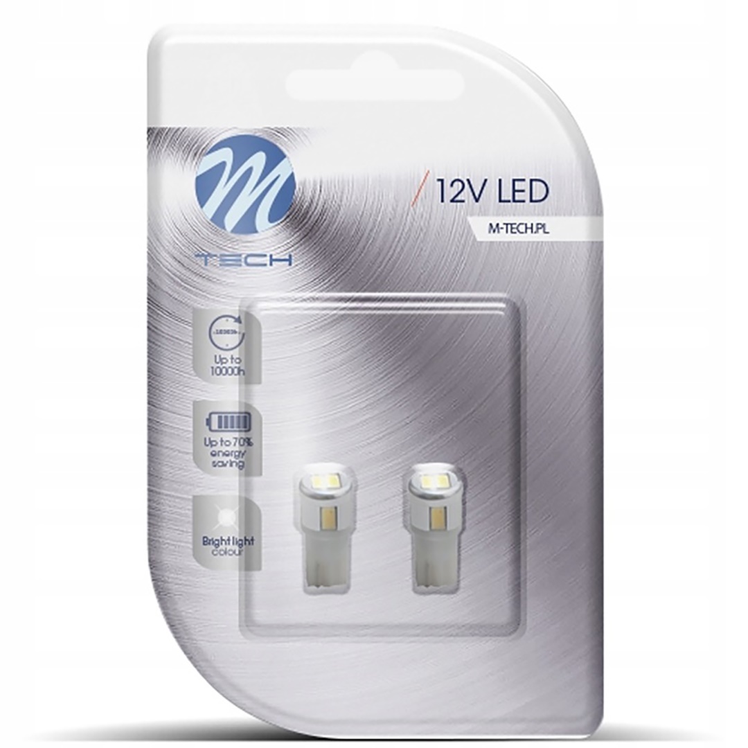 Εικόνα 2 από 2 — T10 W5W 12V W2,1×9,5d LED 6xSMD5730 ΛΕΥΚΟ (ΚΑΡΦΩΤΟ ΑΚΑΛΥΚΟ) BLISTER 2ΤΕΜ. M-TECH