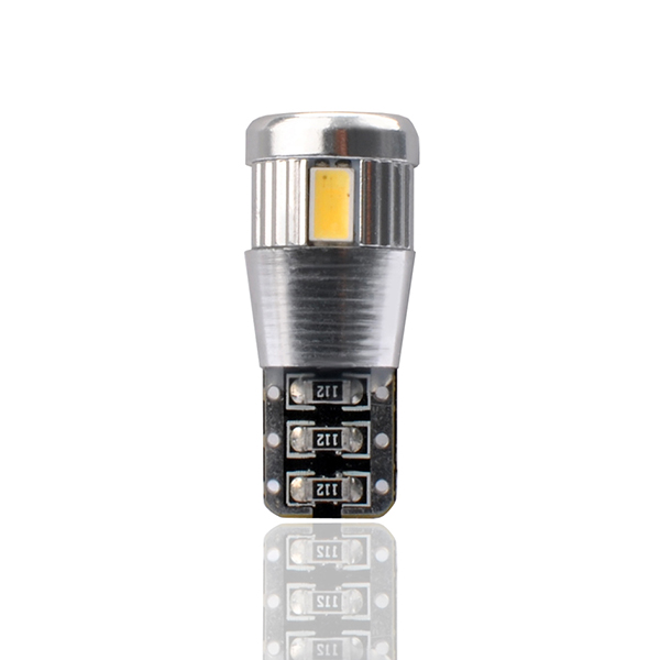 Εικόνα 1 από 2 — T10 W5W 12V W2,1×9,5d LED 6xSMD5730 ΛΕΥΚΟ (ΚΑΡΦΩΤΟ CAN-BUS) 2ΤΕΜ. M-TECH