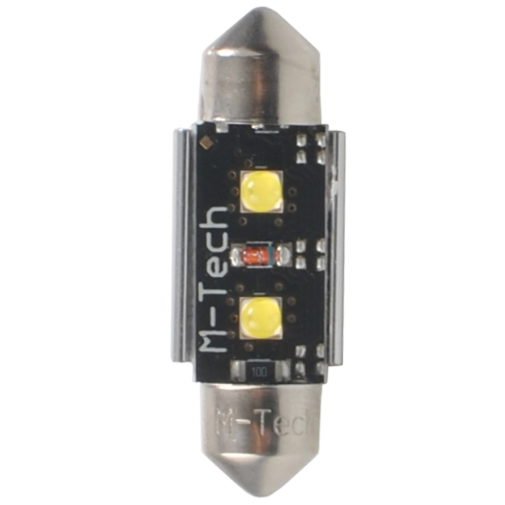 Εικόνα 1 από 2 — C5W SV8.5 CANBUS 12V 3,2W 420lm 41mm 2xHP LED OSRAM OPTO ΛΕΥΚΟ BLISTER 2ΤΕΜ.