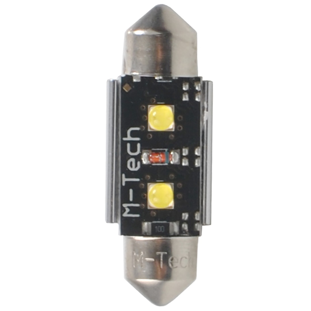 Εικόνα 1 από 2 — C5W SV8.5 CANBUS 12V 3,2W 420lm 41mm 2xHP LED OSRAM OPTO ΛΕΥΚΟ BLISTER 2ΤΕΜ.