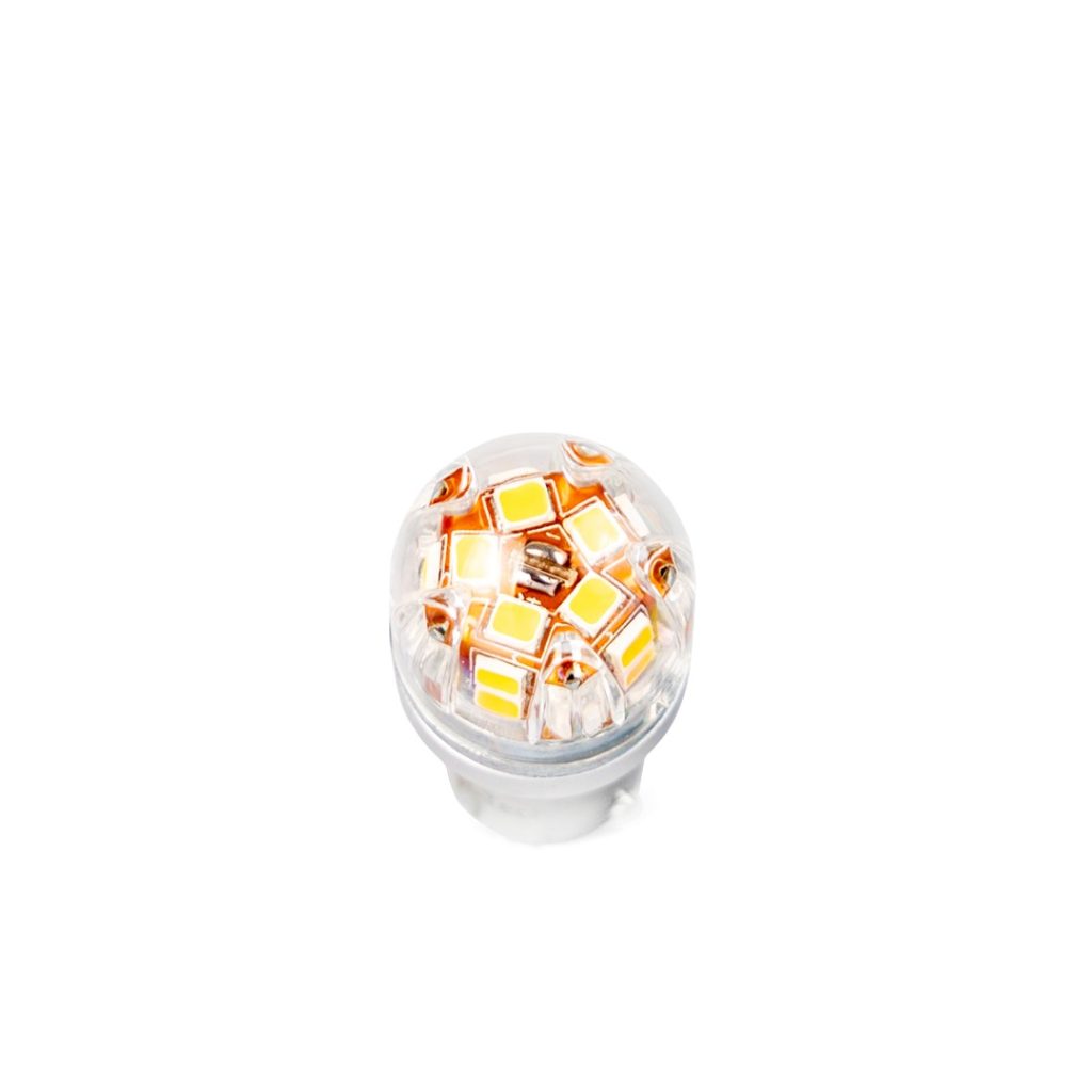 Εικόνα 3 από 3 — ΛΑΜΠΑΚΙ PY21W 12/24V 21W BAU15s 15x2835SMD 210lm ΜΟΝΟΠΟΛΙΚΟ ΠΑΡΑΚΕΝΤΡΟ CAN-BUS PLATINUM ΠΟΡΤΟΚΑΛΙ – 1 ΤΕΜ.