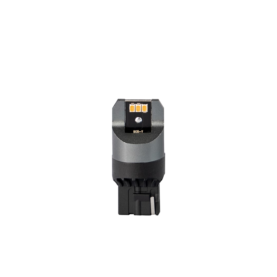 Εικόνα 2 από 2 — WY21W (T20) 12/24V W3x16d 6xSMD3020 CAN-BUS ΠΟΡΤΟΚΑΛΙ LIMITED BLACK BLISTER M-TECH – 1 Τεμ.
