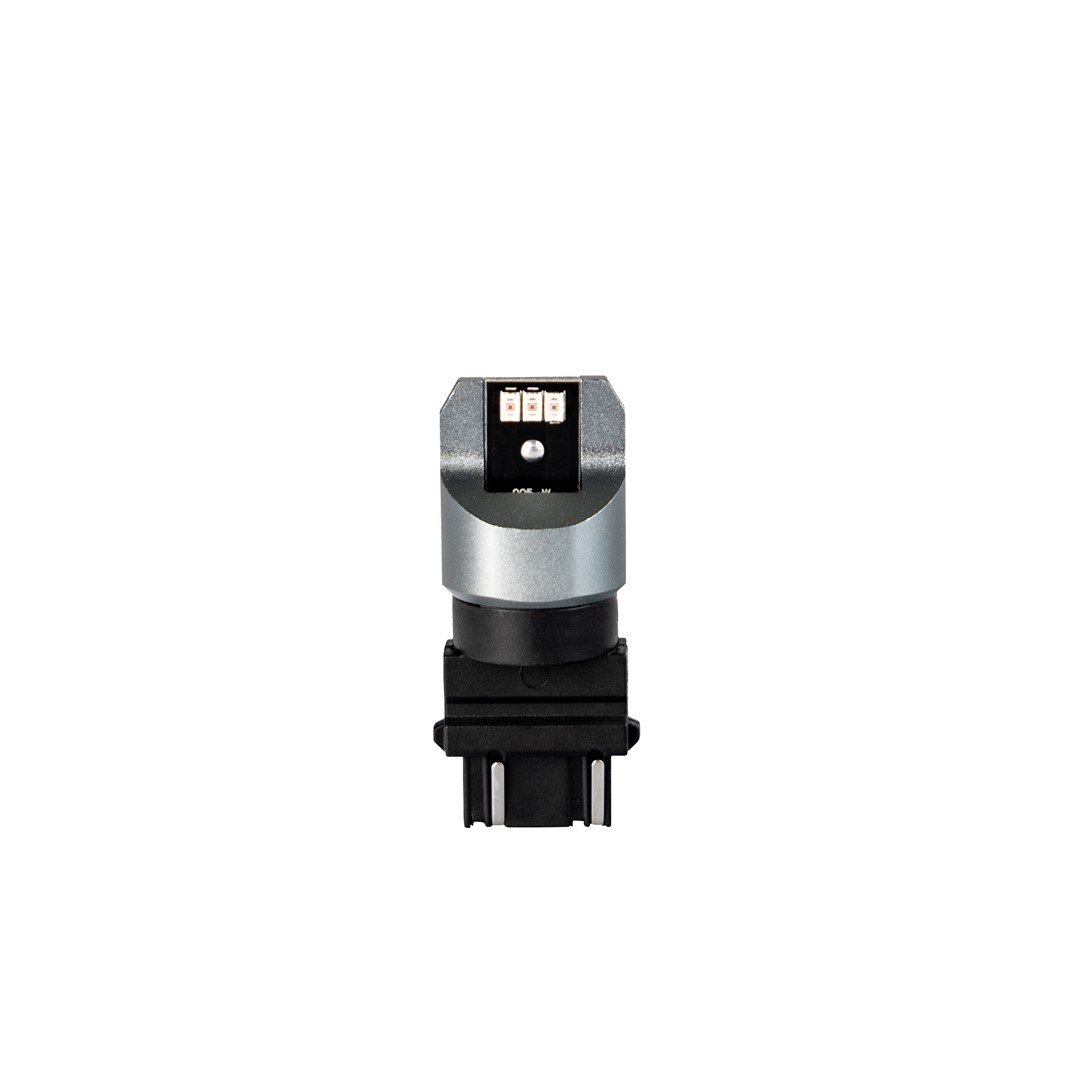 Εικόνα 2 από 2 — P27/7W 3157 12/24V W2.5x16d 6xSMD3020 CAN-BUS ΚΟΚΚΙΝΟ LIMITED BLACK BLISTER M-TECH – 1 Τεμ.