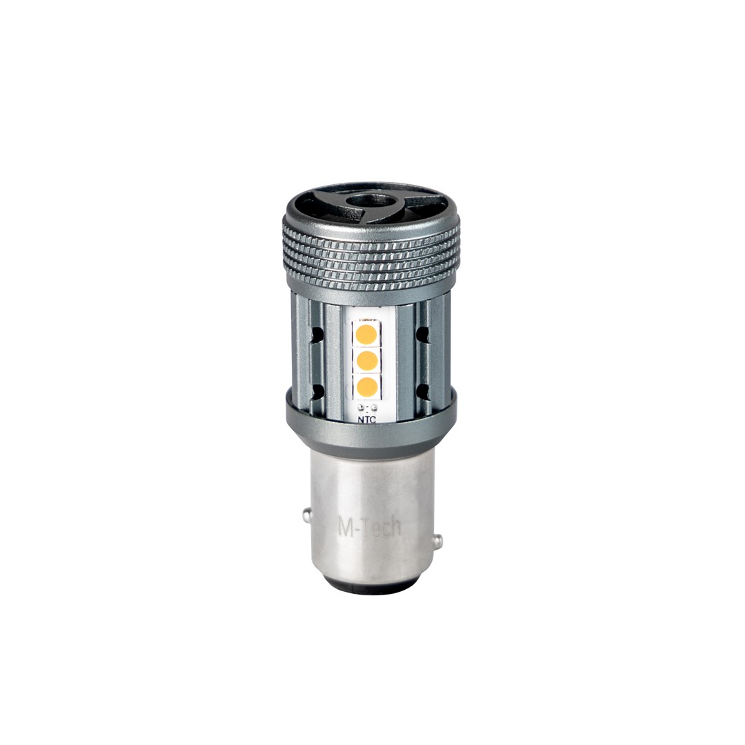 Εικόνα 2 από 3 — P21/5W 12/24V BAY15d 12xSMD3030 LED CAN-BUS ΚΟΚΚΙΝΟ PLATINIUM BLISTER M-TECH – 1 Τεμ.