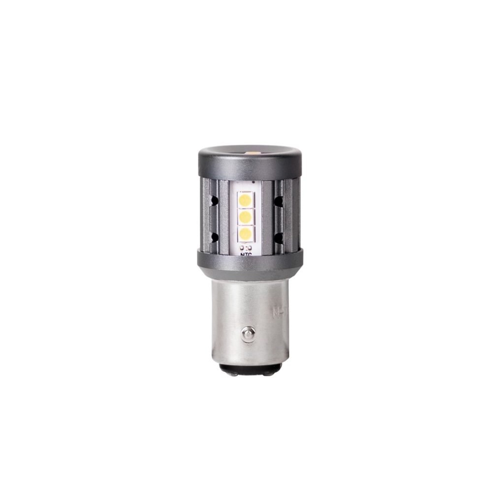 Εικόνα 2 από 2 — ΛΑΜΠΑΚΙ P21/5W BAY15d 12/24V 1157 600lm 4W 15x3030SMD LED CAN-BUS ΛΕΥΚΟ PLATINIUM BLISTER – 1 ΤΕΜ.