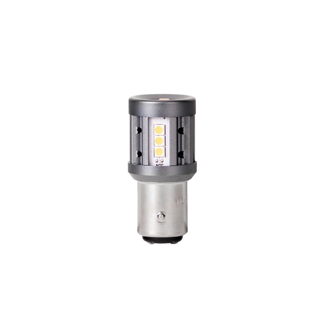 Εικόνα 2 από 2 — ΛΑΜΠΑΚΙ P21/5W BAY15d 12/24V 1157 600lm 4W 15x3030SMD LED CAN-BUS ΛΕΥΚΟ PLATINIUM BLISTER – 1 ΤΕΜ.