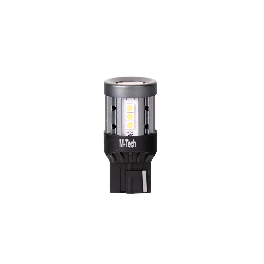 Εικόνα 2 από 2 — ΛΑΜΠΑΚΙ W21W T20 7440 W3x16d 12/24V 600lm 4W 15x3030SMD LED CAN-BUS PLATINIUM ΛΕΥΚΟ BLISTER – 1 ΤΕΜ.