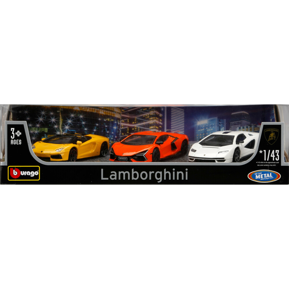 Εικόνα 4 από 4 — ΜΙΝΙΑΤΟΥΡΕΣ LAMBORGHINI URUS/CENTENARIO/AVENDATOR 1:43 BURAGO LAMPA 1ΤΕΜ.