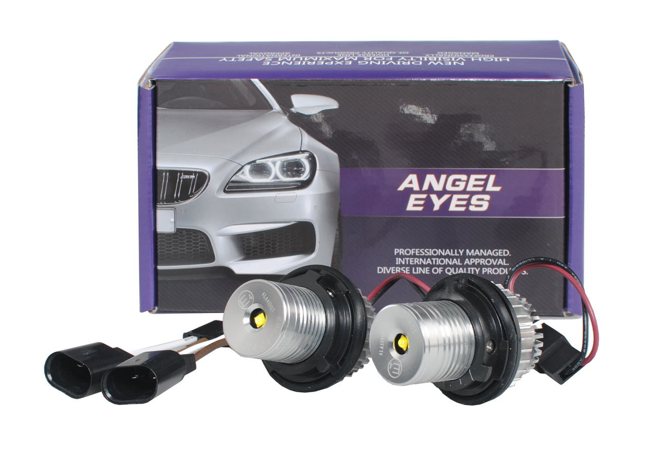 Εικόνα 1 από 2 — ΛΑΜΠΑΚΙΑ ΓΙΑ ANGEL BMW 12V 2x10W CREE ΛΕΥΚΟ ΦΩΣ E39/E53/E65/E66/E60/E63/E64/E87  2ΤΕΜ. M-TECH