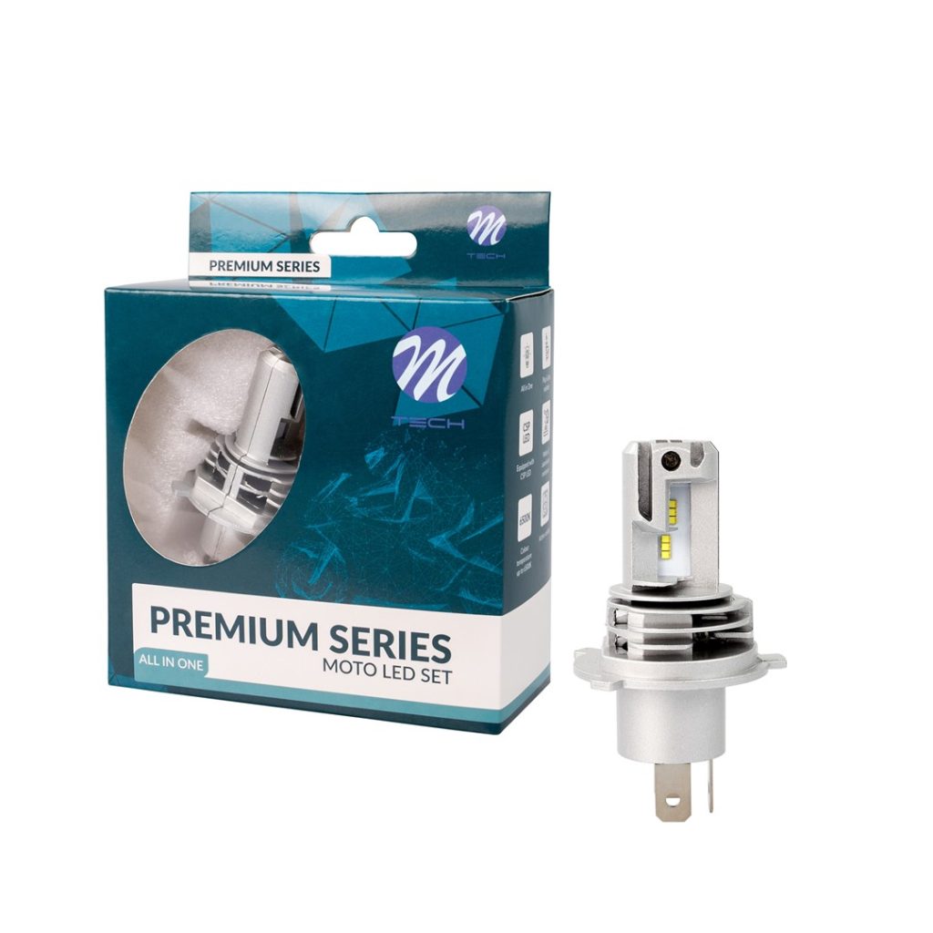 Εικόνα 1 από 1 — ΛΑΜΠΑ H4 9-32V 6.500K 5.000lm 50W CSP1860 LED ALL IN ONE PREMIUM SERIES M-TECH – 1 Τεμ.
