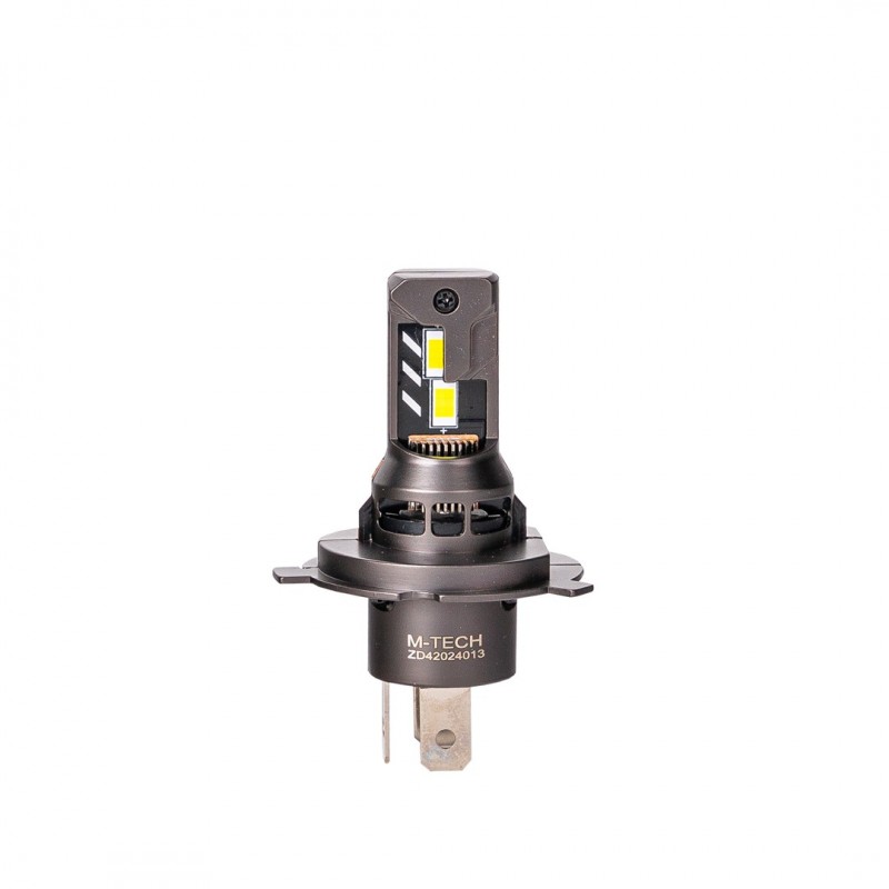 Εικόνα 2 από 3 — ΛΑΜΠEΣ LED H4 12V 6.000K 35W 4.000lm LED CANBUS CSP3570 PRΕΜΙUM SMART SERIES  M-TECH – 2 ΤΕΜ.