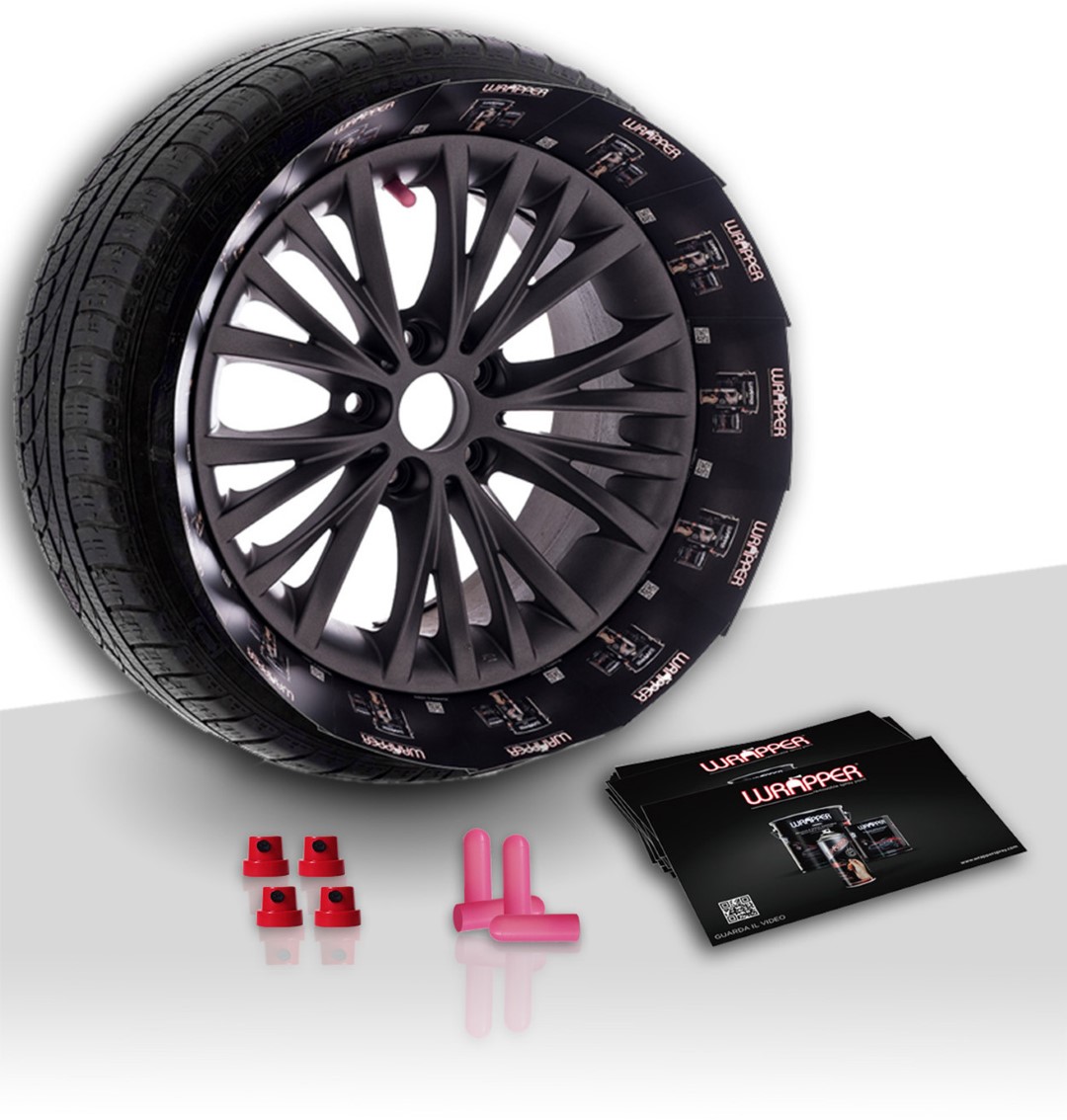 Εικόνα 1 από 2 — ΠΡΟΣΤΑΤΕΥΤΙΚΟ ΚΙΤ WRAPPER WHEEL KIT ΓΙΑ ΒΑΦΗ ΤΡΟΧΩΝ