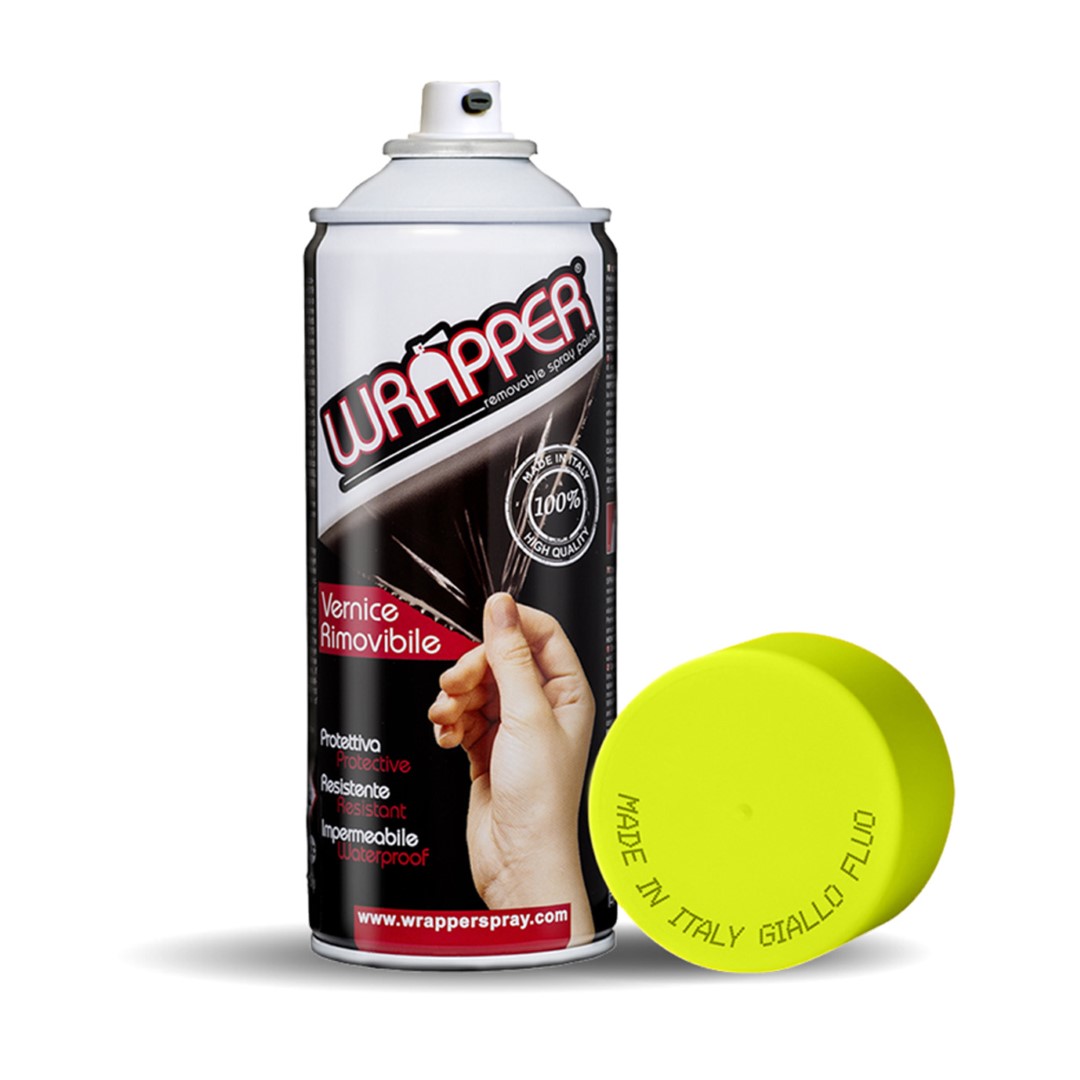 Εικόνα 1 από 2 — ΠΡΟΣΤΑΤΕΥΤΙΚΟ ΦΙΛΜ ΣΕ ΣΠΡΕΙ WRAPPER NEON YELLOW 400 ml (ΚΙΤΡΙΝΟ ΦΩΣΦΟΡΙΖΕ ΧΡΩΜΑ)