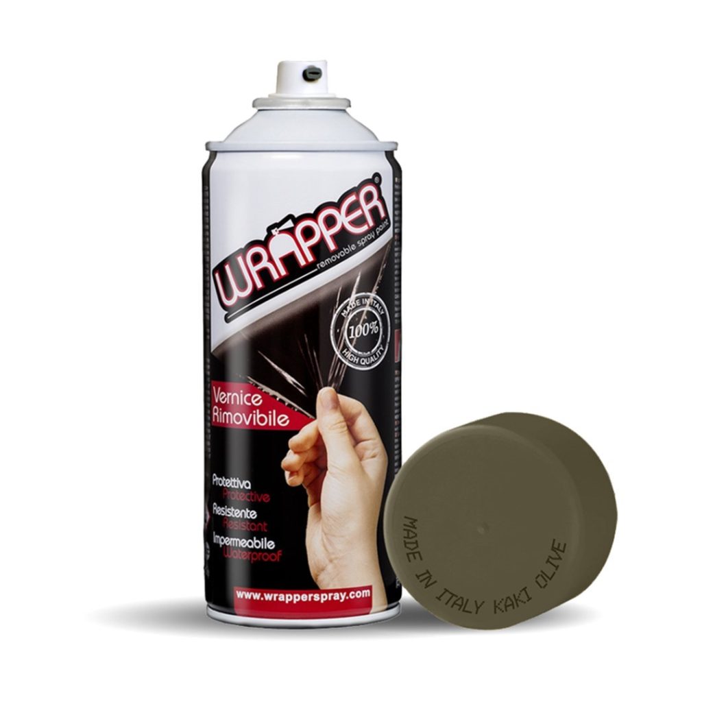Εικόνα 1 από 2 — ΠΡΟΣΤΑΤΕΥΤΙΚΟ ΦΙΛΜ ΣΕ ΣΠΡΕΙ WRAPPER CAMOUFLAGE COLOUR KAKI OLIVE 400 ml (ΠΡΑΣΙΝΟ ΛΑΔΙ)