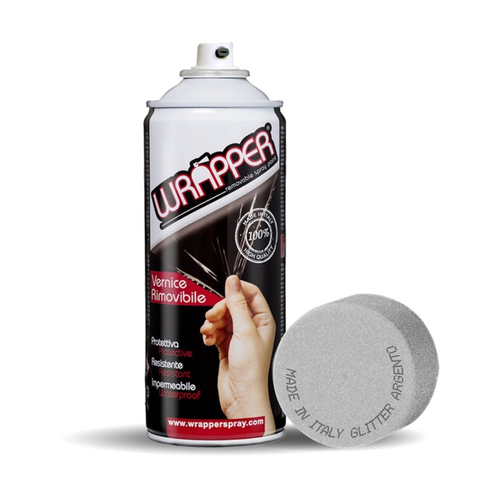 Εικόνα 1 από 2 — ΠΡΟΣΤΑΤΕΥΤΙΚΟ ΦΙΛΜ ΣΕ ΣΠΡΕΙ WRAPPER SPECIAL COLOUR SILVER GLITTER 400 ml (ΑΣΗΜΙ GLITTER)