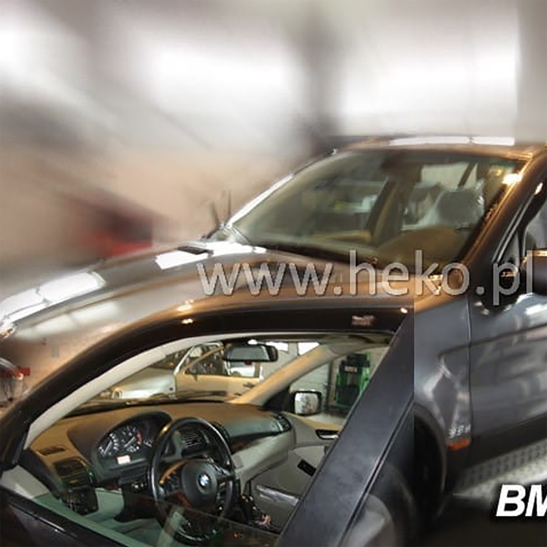 Εικόνα 1 από 5 — ΑΝΕΜΟΘΡΑΥΣΤΕΣ ΓΙΑ BMW X5 5D E53 1999-2006 / SSANGYONG CEO 2001+ ΖΕΥΓΑΡΙ ΑΠΟ ΕΥΚΑΜΠΤΟ ΦΙΜΕ ΠΛΑΣΤΙΚΟ HEKO – 2 ΤΕΜ.