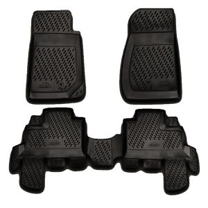 ΠΑΤΑΚΙΑ ΣΕ ΣΚΑΦΗ TPE ΛΑΣΤΙΧΟ ΓΙΑ JEEP WRANGLER 5D 2007-2018 ΣΕ ΜΑΥΡΟ ΧΡΩΜΑ NOVLINE - 4 ΤΕΜ.