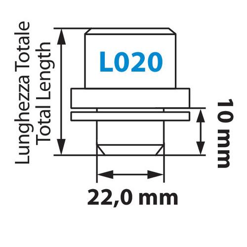Εικόνα 1 από 2 — ΠΑΞΙΜΑΔΙΑ ΑΣΦΑΛΕΙΑΣ 14×1,5 19,4/40,8mm (22) ΙΣΙΑ ΜΕ ΡΟΔΕΛΑ ORIGINAL L020