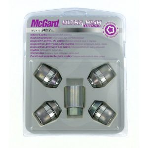 Lampa - Παξιμάδια Ασφαλείας 12x1.5 Κωνικά Με Ροδέλα Ultra High Security Τύπου H010 Μήκος 32.5mm Για Τροχούς Αυτοκινήτου – 1 σετ 5 τεμ. (L.MG24212SL)