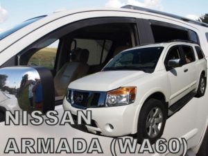 ΑΝΕΜΟΘΡΑΥΣΤΕΣ ΓΙΑ NISSAN ARMADA WA60 5D 2004-2016? ΣΕΤ ΑΥΤΟΚΙΝΗΤΟΥ ΑΠΟ ΕΥΚΑΜΠΤΟ ΦΙΜΕ ΠΛΑΣΤΙΚΟ HEKO - 4 ΤΕΜ.