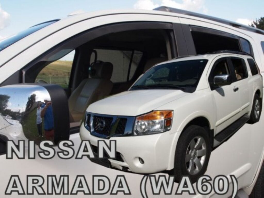 Εικόνα 1 από 6 — ΑΝΕΜΟΘΡΑΥΣΤΕΣ ΓΙΑ NISSAN ARMADA WA60 5D 2004-2016? ΣΕΤ ΑΥΤΟΚΙΝΗΤΟΥ ΑΠΟ ΕΥΚΑΜΠΤΟ ΦΙΜΕ ΠΛΑΣΤΙΚΟ HEKO – 4 ΤΕΜ.