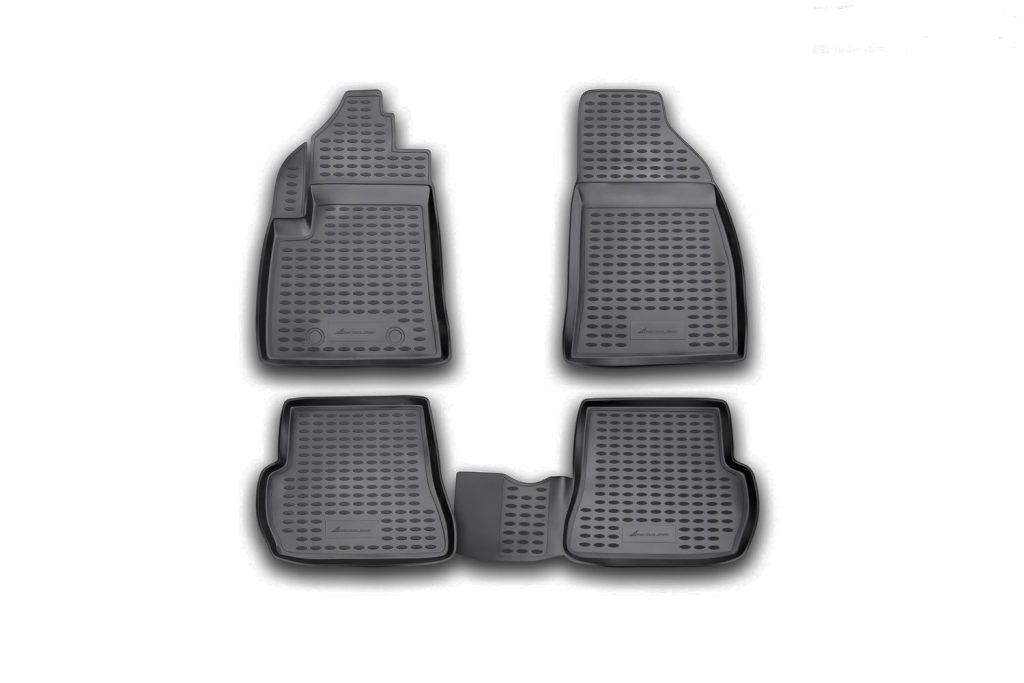 Εικόνα 1 από 1 — ΠΑΤΑΚΙΑ ΣΕ ΣΚΑΦΗ TPE ΛΑΣΤΙΧΟ ΓΙΑ FORD FIESTA 05/2002-08/2008 / FORD FUSION 2002-2012  ΣΕ ΜΑΥΡΟ ΧΡΩΜΑ NOVLINE – 4 ΤΕΜ.