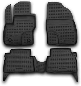 ΠΑΤΑΚΙΑ ΣΕ ΣΚΑΦΗ TPE ΛΑΣΤΙΧΟ ΓΙΑ FORD C-MAX 10/2003-10/2010 ΣΕ ΜΑΥΡΟ ΧΡΩΜΑ NOVLINE - 4 ΤΕΜ.