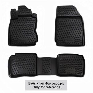 ΠΑΤΑΚΙΑ ΣΕ ΣΚΑΦΗ TPE ΛΑΣΤΙΧΟ ΓΙΑ MERCEDES M CLASS W164 07/2005-2011 ΣΕ ΜΑΥΡΟ ΧΡΩΜΑ NOVLINE - 4 ΤΕΜ.