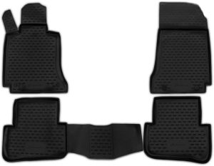 ΠΑΤΑΚΙΑ ΣΕ ΣΚΑΦΗ TPE ΛΑΣΤΙΧΟ ΓΙΑ MERCEDES C CLASS W204 2007-2014 ΣΕ ΜΑΥΡΟ ΧΡΩΜΑ NOVLINE - 4 ΤΕΜ.