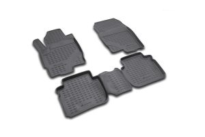 ΠΑΤΑΚΙΑ ΣΕ ΣΚΑΦΗ TPE ΛΑΣΤΙΧΟ ΓΙΑ MITSUBISHI COLT 3D / 5D 06/2004-12/2008 ΣΕ ΜΑΥΡΟ ΧΡΩΜΑ NOVLINE - 4 ΤΕΜ.