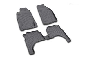 ΠΑΤΑΚΙΑ ΣΕ ΣΚΑΦΗ TPE ΛΑΣΤΙΧΟ ΓΙΑ MITSUBISHI L200 4D 1996-2005 ΣΕ ΜΑΥΡΟ ΧΡΩΜΑ NOVLINE - 4 ΤΕΜ.