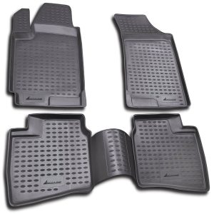 ΠΑΤΑΚΙΑ ΣΕ ΣΚΑΦΗ TPE ΛΑΣΤΙΧΟ ΓΙΑ HYUNDAI ELANTRA 3D 2007-2011 ΣΕ ΑΝΘΡΑΚΙ ΣΚΟΥΡΟ ΓΚΡΙ ΧΡΩΜΑ NOVLINE - 4 ΤΕΜ.
