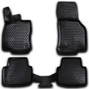 ΠΑΤΑΚΙΑ ΣΕ ΣΚΑΦΗ TPE ΛΑΣΤΙΧΟ ΓΙΑ SKODA OCTAVIA 3 A7 ACTIVE / AMBITION STYLE 2013-2020 / OCTAVIA A8 2020+ ΣΕ ΜΑΥΡΟ ΧΡΩΜΑ NOVLINE - 4 ΤΕΜ.