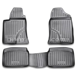 ΠΑΤΑΚΙΑ ΣΕ ΣΚΑΦΗ TPE ΛΑΣΤΙΧΟ ΓΙΑ TOYOTA AVENSIS 04/2003-2009 ΣΕ ΜΑΥΡΟ ΧΡΩΜΑ NOVLINE - 4 ΤΕΜ.